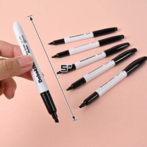 Dabo&Shobo Dry Erase Markers, （80 Count, Black,Chisel Tip）-White Board Markers Dry Erase，Whiteboard Pens ，Very Suitable for Writing on The School、 Office 、Home Dry Erase whiteboard Mirror Glass