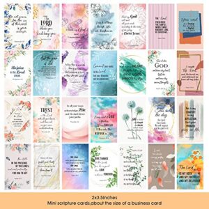 100 Prayer Cards for Women with Assorted Bible Verses, Mini Scripture Cards for Women’s Bible Studies, Inspirational Religious Christian Gifts for Women