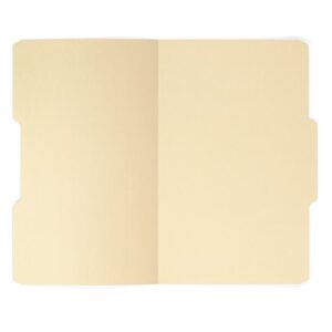 File Folder, 1/3 Cut Assorted Tab, Legal Size, Manila, Great for Organizing and Easy File Storage, 100 Per Box