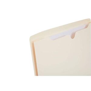 Staples 440373 File Jackets With Reinforced Tab 2-Inch Expansion Letter Size Manila 50/Bx