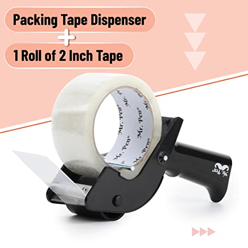 Mr. Pen Packing Tape Dispenser, Tape Gun with a 2 Inch Roll of Tape