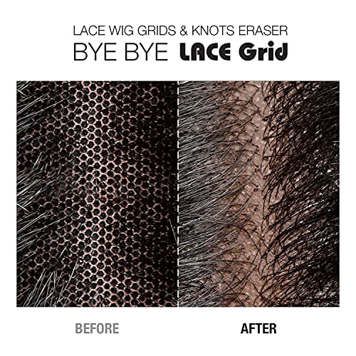 STUDIO LIMITED Lace Wig Grids and Knots Eraser Silicone Melting Tape, Bye Bye Lace Grid HD Natural Hide Cover Skinlike Durable Breathable Reusable Ultra-Thin Non-Slip Tape (Natural)