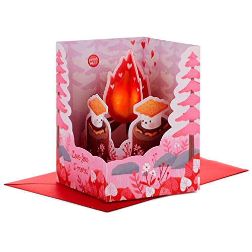 Hallmark Paper Wonder Musical Pop Up Valentines Day Card (S'mores)