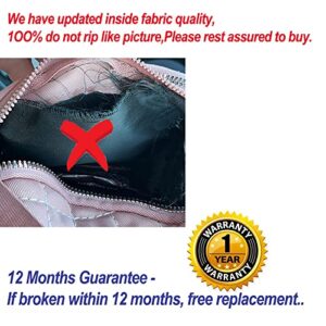 Crossbody Fanny Pack for Women,Fashionable Waist Pack Purse Cute Belt Bags for Teen Girls,Fashion Gifts Bum Bag Fannie Pack for Travel Running Walking,Carrying All Phones,Wallet (Black)