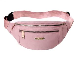 fanny pack waist pack for women, waterproof waist bag with adjustable strap for travel sports running