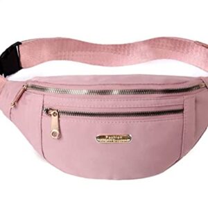 Fanny Pack Waist Pack for Women, Waterproof Waist Bag with Adjustable Strap for Travel Sports Running