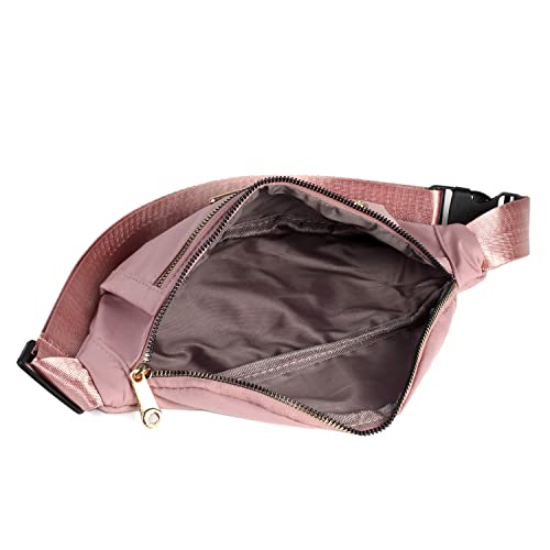 Fanny Pack Waist Pack for Women, Waterproof Waist Bag with Adjustable Strap for Travel Sports Running