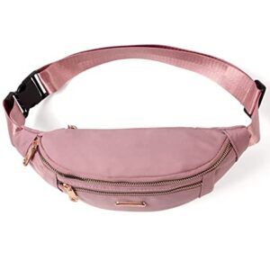 Fanny Pack Waist Pack for Women, Waterproof Waist Bag with Adjustable Strap for Travel Sports Running