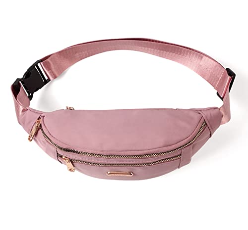 Fanny Pack Waist Pack for Women, Waterproof Waist Bag with Adjustable Strap for Travel Sports Running