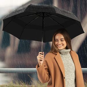 Repel Umbrella Windproof Travel Umbrella - Wind Resistant, Small - Compact, Light, Automatic, Strong Steel Shaft, Mini, Folding and Portable - Backpack, Car, Purse Umbrellas for Rain - Men and Women