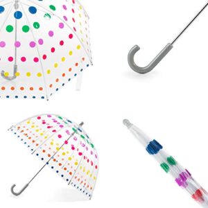 Totes Kids' Bubble Umbrella, Dots