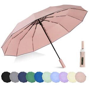 baodini umbrella for rain windproof travel compact automatic folding umbrella for men-women’s big umbrella for car backpack