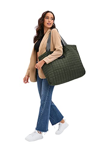 SATIN SAINT lifestyle Large Tote Bag for Women, Travel Tote Bag, Laptop Bag Handbag, Shopping Bag, Lightweight Shoulder Bag for Yoga Gym