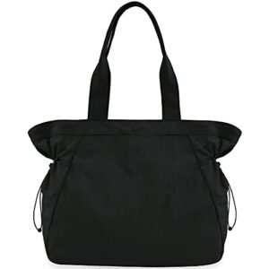 18l side-cinch shopper bags lightweight shoulder bag tote handbag for shopping workout beach travel
