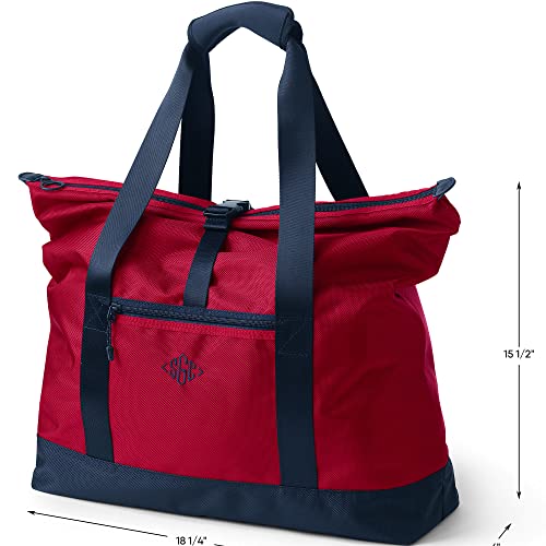 Lands' End Travel Tote Deep Scarlet No SzMedium