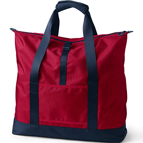 Lands' End Travel Tote Deep Scarlet No SzMedium