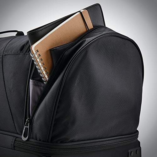 Samsonite Andante 2 Wheeled Rolling Duffel Bag, All Black, 28-Inch
