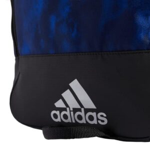 adidas Defender 4 Medium Duffel Bag, Stone Wash Team Royal Blue/Black/Silver Metallic, One Size