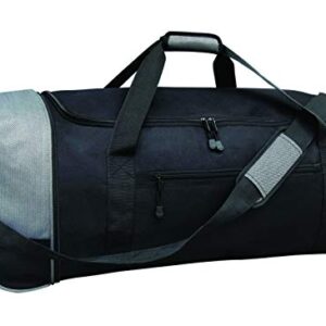 Travelers Club 30" Xpedition Rolling Travel Duffel Bag, Black, Inch