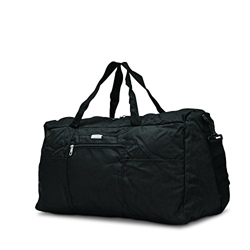 Samsonite Foldaway Packable Duffel Bag, Black, Medium