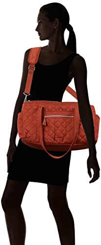 Vera Bradley womens Performance Twill Medium Duffle Travel Bag, Toasted Terracotta, One Size US