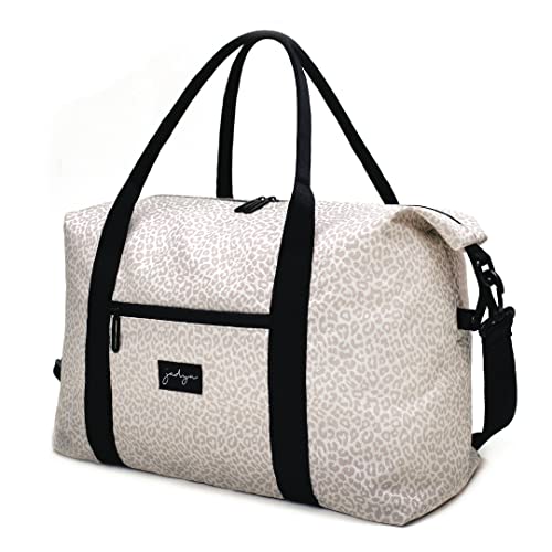 Jadyn Lola Travel Bag, Weekender/Overnight Duffel, Gym Tote Bag for Women (Desert Leopard)