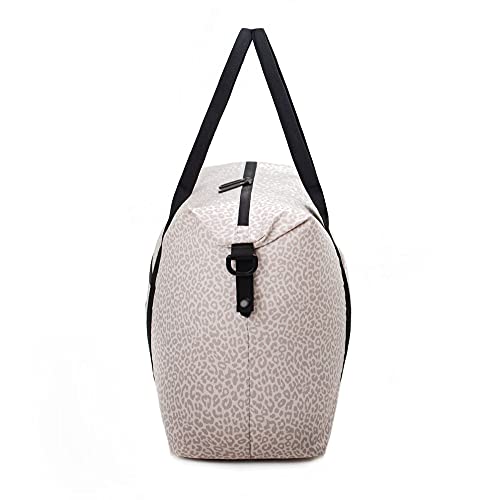 Jadyn Lola Travel Bag, Weekender/Overnight Duffel, Gym Tote Bag for Women (Desert Leopard)