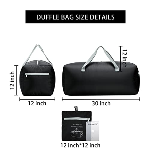 Foldable Duffel Bag 30" / 75L Lightweight with Water Rresistant for Travel