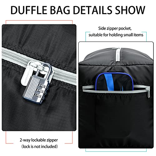 Foldable Duffel Bag 30" / 75L Lightweight with Water Rresistant for Travel