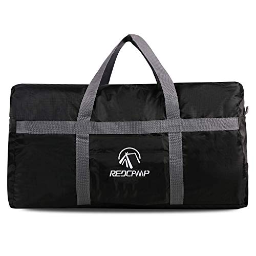 REDCAMP Extra Large Duffle Bag Lightweight, 96L Water Resistant Travel Duffle Bag Foldable for Men Women, Black