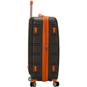 Rockland Melbourne Hardside Expandable Spinner Wheel Luggage, Charcoal, 2-Piece Set (20/28)