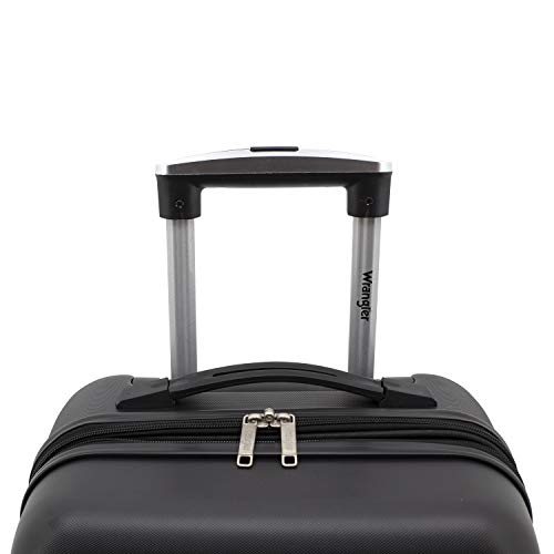 Wrangler 20" Smart Spinner Carry-On Luggage With Usb Charging Port ,Black