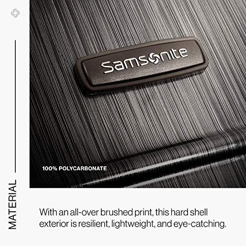 Samsonite Winfield 2 Hardside Expandable Luggage with Spinner Wheels, Carry-On 20-Inch, Charcoal