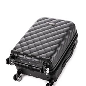 Rockland Melbourne Hardside Expandable Spinner Wheel Luggage, Quilt, Carry-On 20-Inch