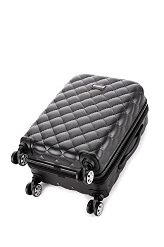 Rockland Melbourne Hardside Expandable Spinner Wheel Luggage, Quilt, Carry-On 20-Inch