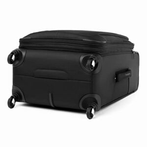 Travelpro Maxlite 5 Softside Expandable Luggage with 4 Spinner Wheels, Lightweight Suitcase, Men and Women, Black, Checked-Medium 25-Inch