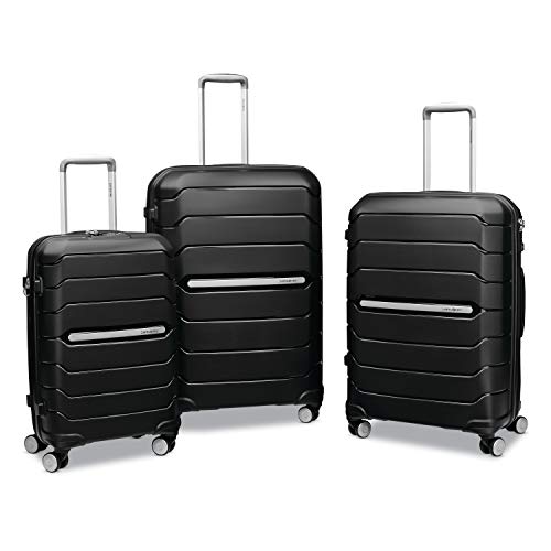 Samsonite Freeform Hardside Expandable with Double Spinner Wheels, Carry-On 21-Inch, Black