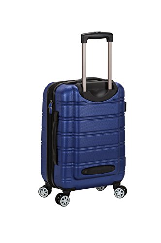 Rockland Melbourne Hardside Expandable Spinner Wheel Luggage, Blue, 2-Piece Set (20/28)