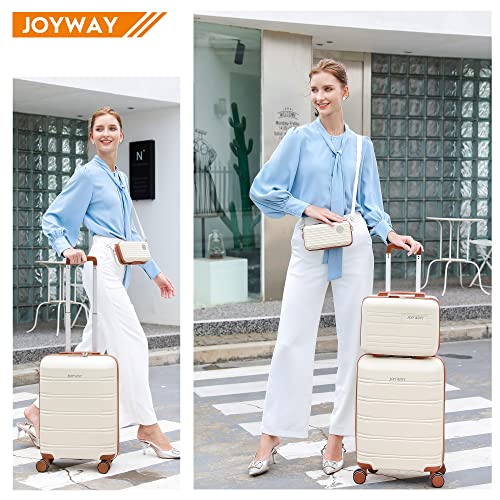 Joyway Luggage 5 Piece Sets， Lightweight Rolling Hardside Travel Luggage with TSA Lock，Luggage Set Clearance，Suitcase with Spinner Wheels for Women