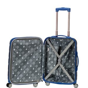 Rockland Melbourne Hardside Expandable Spinner Wheel Luggage, Grey, 2-Piece Set (20/28)