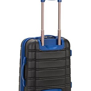 Rockland Melbourne Hardside Expandable Spinner Wheel Luggage, Grey, 2-Piece Set (20/28)