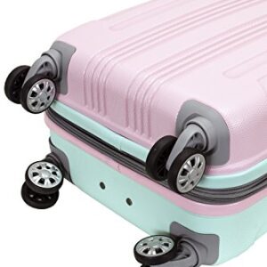 Rockland London Hardside Spinner Wheel Luggage, Mint, Carry-On 20-Inch