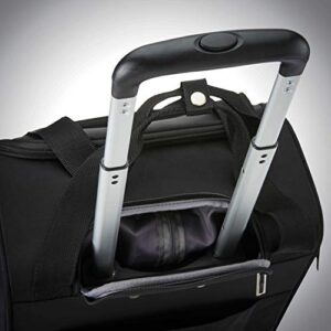 Samsonite Underseat Carry-On Spinner with USB Port, Jet Black, One Size