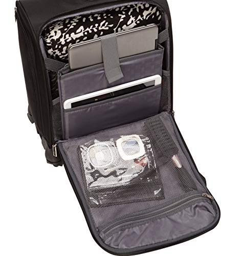 Samsonite Underseat Carry-On Spinner with USB Port, Jet Black, One Size