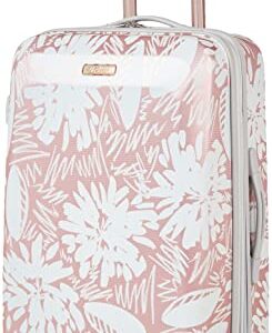 American Tourister Moonlight Hardside Expandable Luggage with Spinner Wheels, Ascending Gardens Rose Gold, Carry-On 21-Inch