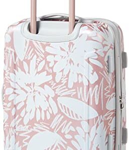 American Tourister Moonlight Hardside Expandable Luggage with Spinner Wheels, Ascending Gardens Rose Gold, Carry-On 21-Inch