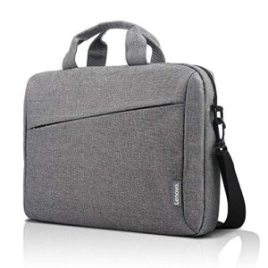 lenovo laptop carrying case t210, fits for 15.6-inch laptop and tablet, sleek design, durable and water-repellent fabric, business casual or school, gx40q17231 – grey