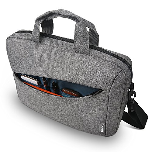 Lenovo Laptop Carrying Case T210, fits for 15.6-Inch Laptop and Tablet, Sleek Design, Durable and Water-Repellent Fabric, Business Casual or School, GX40Q17231 - Grey