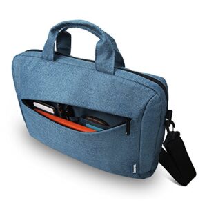 Lenovo Laptop Carrying Case T210, fits for 15.6-Inch Laptop and Tablet, Sleek Design, Durable and Water-Repellent Fabric, Business Casual or School, GX40Q17230 Casual Toploader - Blue