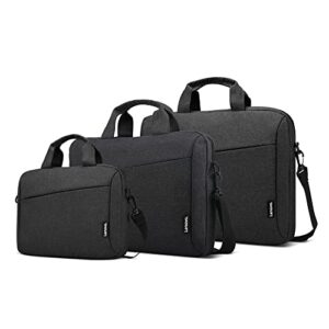 Lenovo Laptop Shoulder Bag T210, Fits up to 17-inch laptop or tablet, Sleek Design, Durable and Water-Repellent Fabric, GX41K07198, Black